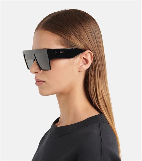 celine sunglasses square black|Celine sunglasses mytheresa.